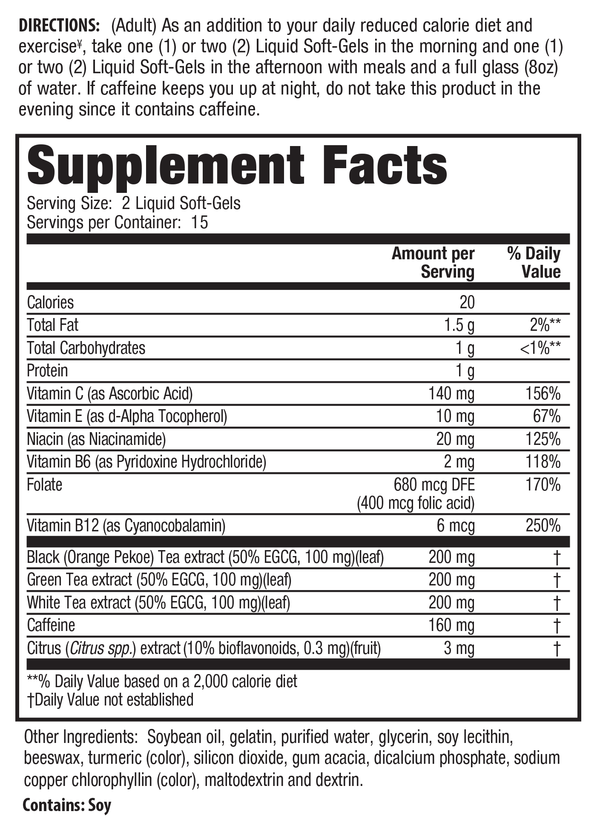 Applied Nutrition | Green Tea Triple Fat Burner