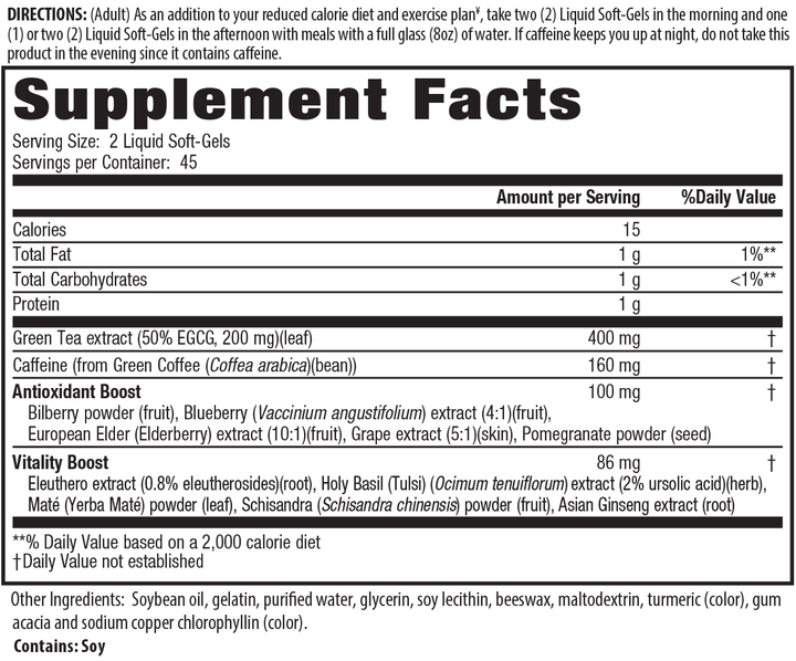 Applied Nutrition | Green Tea Fat Burner 90ct
